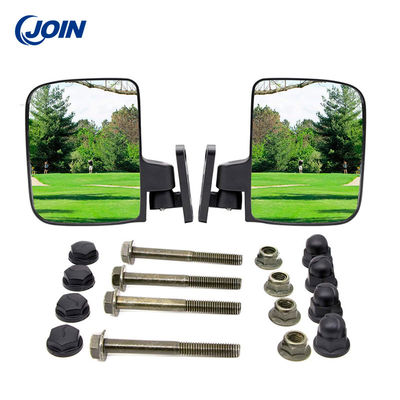 Fácil preto plástico de alto impacto normal dos espelhos retrovisores do golfe instalado