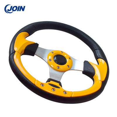 12,5 do” acessórios universais do carro do PVC do resíduo metálico do adaptador do volante carrinho de golfe