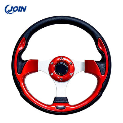 Única cor volante do PVC de 12,5 polegadas ergonômico para carrinhos do golfe