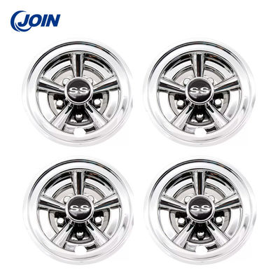 8&quot; rodas do carrinho de golfe dos SS e tampões de cubo Chrome com erros elétrico dos pneus