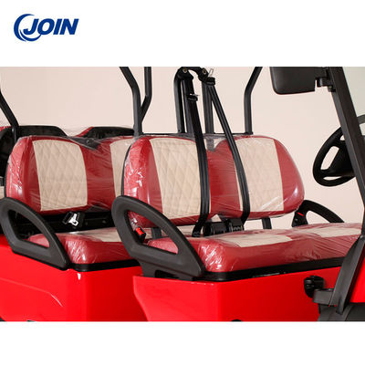O couro bicolor impermeável de Seater do carrinho de golfe 4 do OEM assenta jogos com coxins