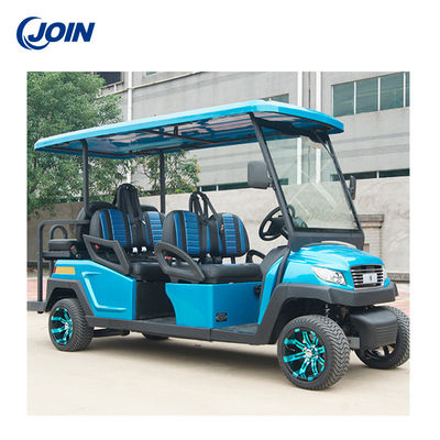 Preto de Seat do carrinho de golfe feito sob encomenda elétrico dos carrinhos e azul bicolores