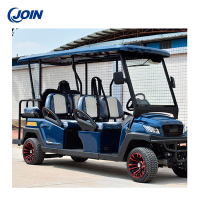 Preto de Seat do carrinho de golfe feito sob encomenda elétrico dos carrinhos e azul bicolores