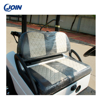 Carro impermeável de Seat 2 Seater do carrinho de golfe feito sob encomenda da pastilha preto e branco