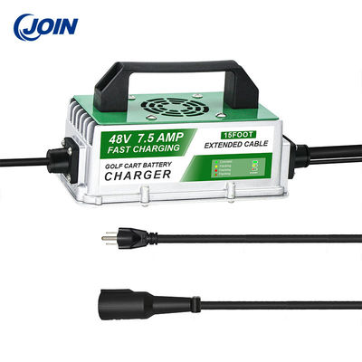 carregador de bateria impermeável dos acessórios do carrinho de golfe de 48V 7.5A