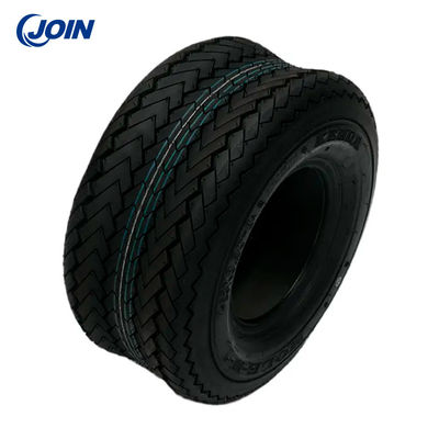 Pneumáticos e rodas do carrinho de golfe do preto 18*8.5-8 feitos do material de borracha durável